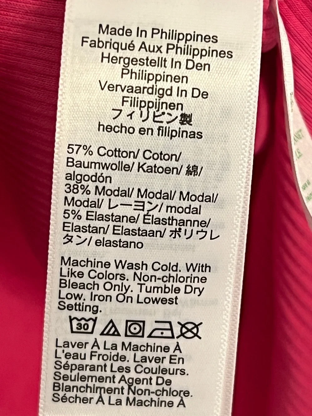 J. CREW Women’s Pink Ribbed High Neck Tank Top Size S